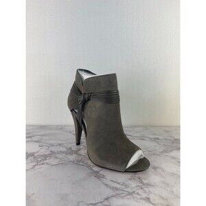 Vince Camuto Women's  Annavay Bootie True Suede/Ali Sheep Shady Grey Size 5.5M
